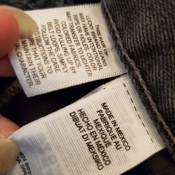 Lucky Brand Men's 363 vintage straight grey W29L32 jeans - Picture 7 of 7